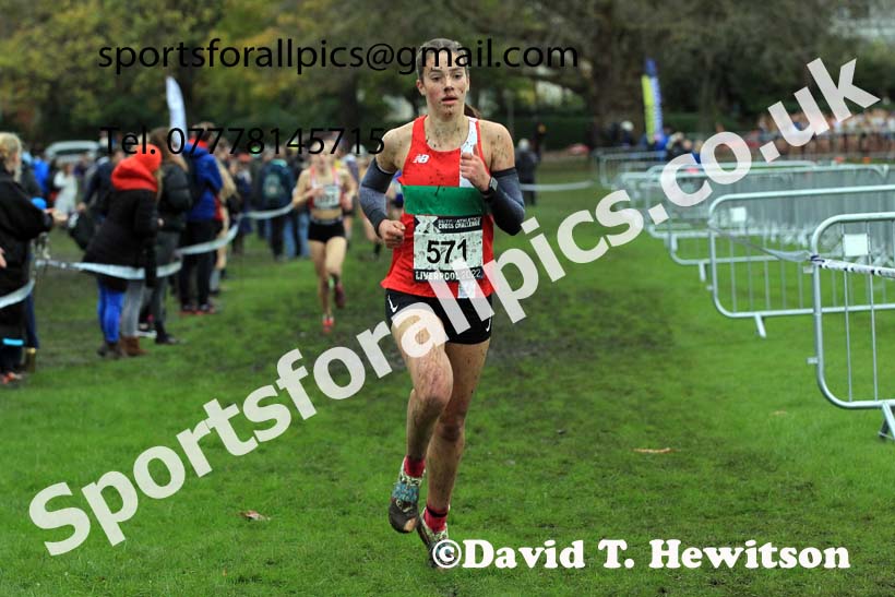 Girls Under-15s, 2022 British Athletics Cross Challenge, Sefton Park, Liverpool.  Photo: David T. Hewitson/Sports for All Pics